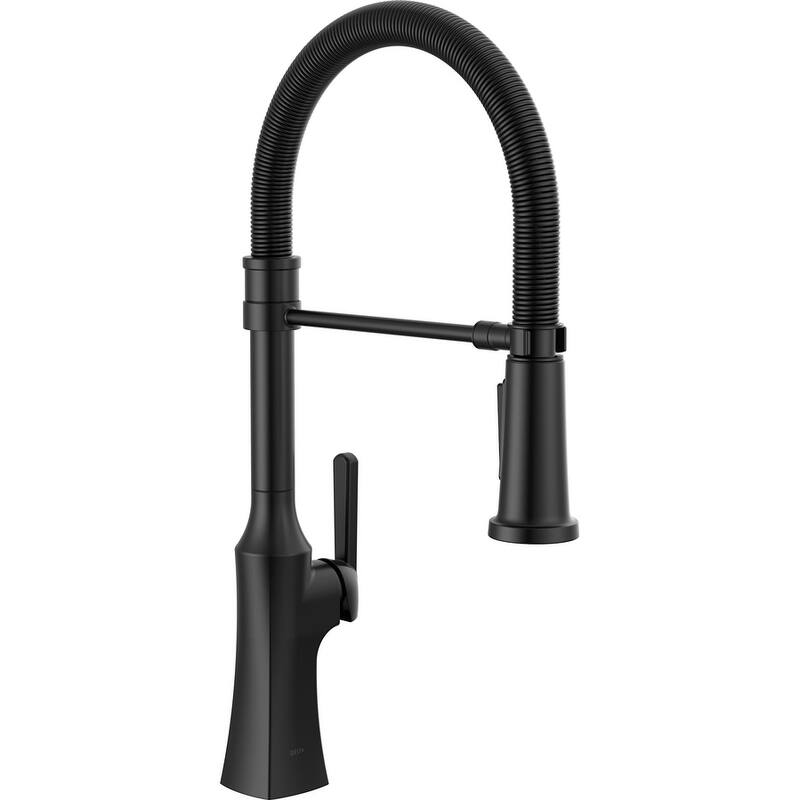 Delta 18887-DST Ermelo Pro 1.8 GPM Single Hole Pre-Rinse Spring Spout - Matte Black