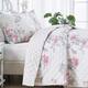 Option Pink Floral Quilt Set