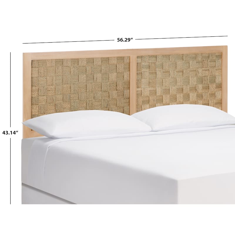 SAFAVIEH Home Halvor Natural Rattan Headboard