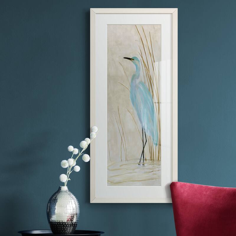 Soft Egret II-Premium Gallery Framed Print