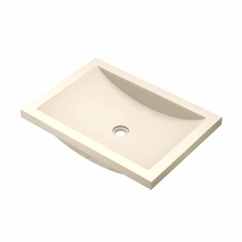 Cabrillo 21-inch NativeStone Undermount Bathroom Sink - 20.75" x 14.75" x 5"