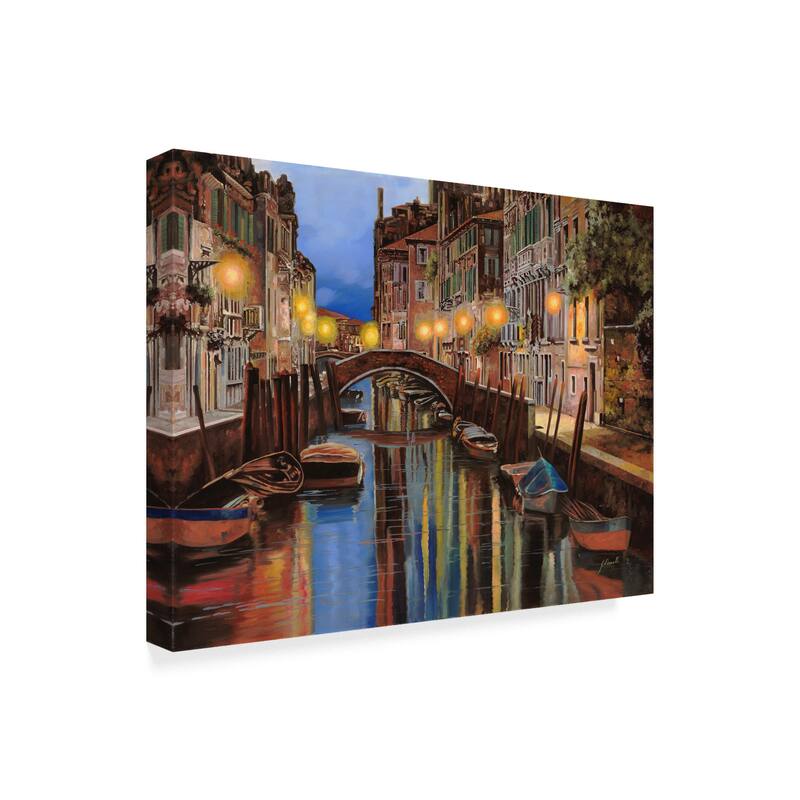 Guido Borelli 'Venezia All Alba' Canvas Art