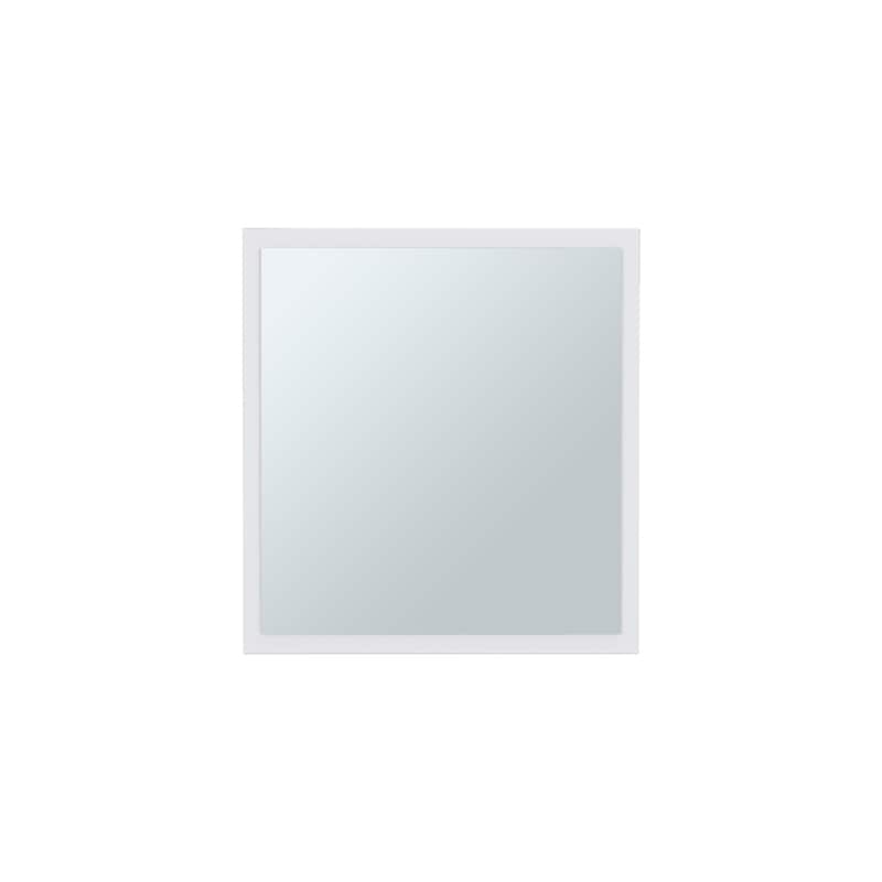 Clayton White Medicine Cabinet for Bathroom with Mirrored Door, Four Shelves, Space-Saving Design
