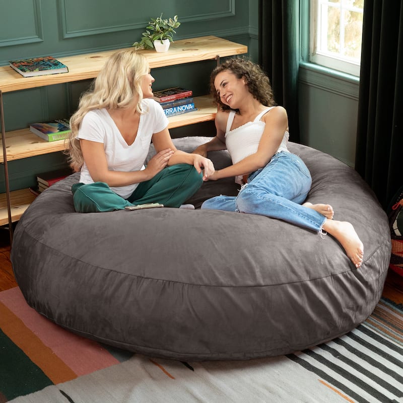 Jaxx Cocoon 6 Ft Giant Bean Bag Sofa and Lounger for Adults, Microsuede