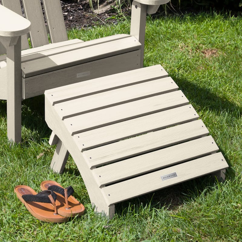 HIGHWOOD Eco-Friendly Synthetic Wood Folding Ottoman