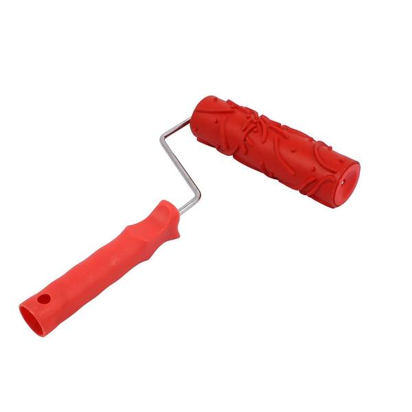 Shop 056t Flower Pattern Paint Roller W Handle Brush Ceiling