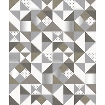 Seabrook Designs Lozenge Geometric Unpasted Wallpaper