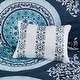 preview thumbnail 4 of 5, Full boho comforter set navy sheet set polyester bed sheets