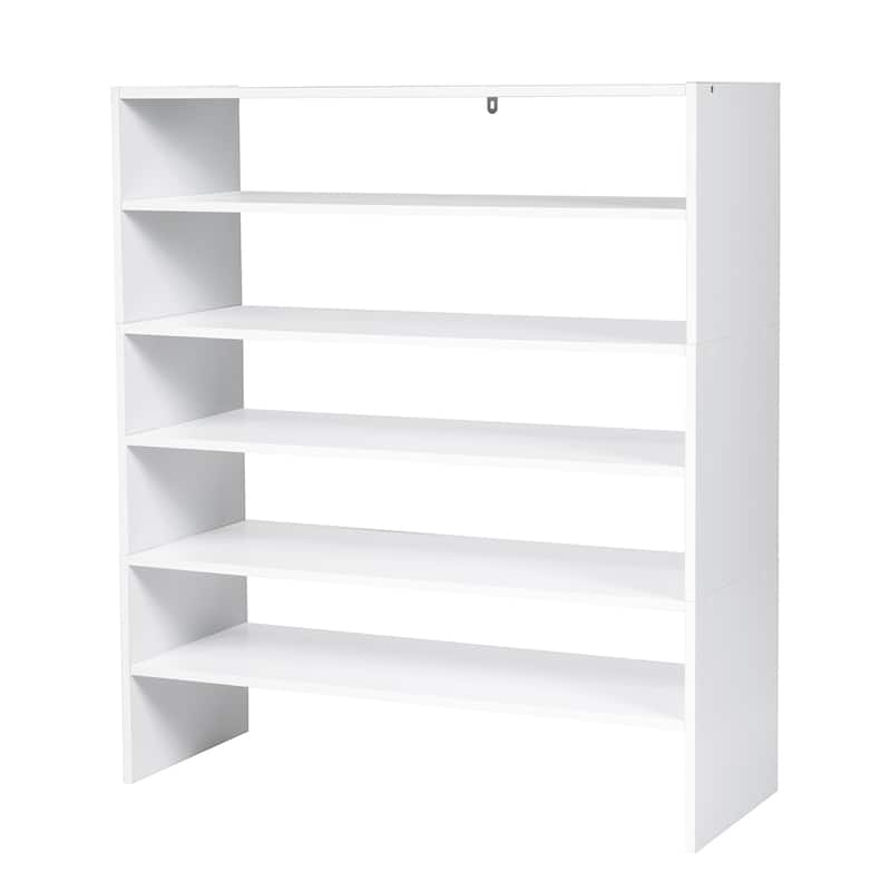 Costway 3 PCS Stackable Shoe Rack 31-Inch Horizontal Organizer 2-tier - See Details