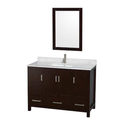 Wyndham Collection WCS141448SUNSM24 Sheffield 48" Free Standing Single
