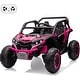 preview thumbnail 19 of 28, 2 Seater Kids Electric Utv, 24V 4WD Ride On Car with Remote Control Rose
