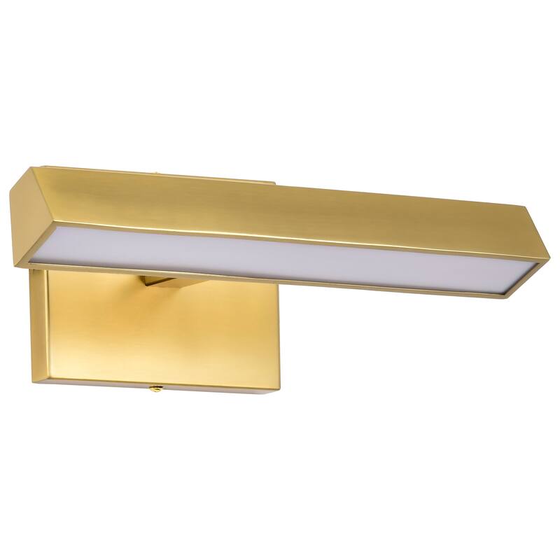 Mila 1 Foot LED Picture Light 3 CCT Selectable Vintage Brass Finish Acrylic Lens - Vintage Brass
