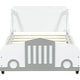 preview thumbnail 32 of 33, Twin/Full Car Bed for Kids, Car Shaped Platform Bed with Wheels, Headboard and Footboard, Toddler Car Bed Slat Support