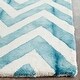 preview thumbnail 42 of 121, SAFAVIEH Dip Dye Marybeth Hand-tufted Wool Chevron Area Rug