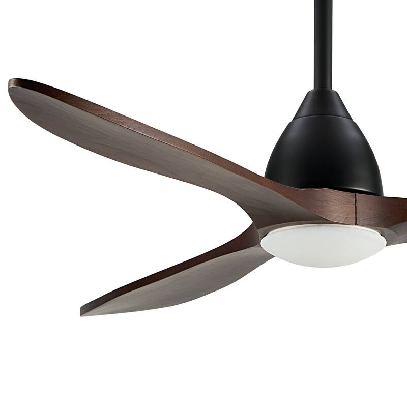 60-inch 3 - Blade Smart Ceiling Fan with Adjustable CCT LED Light Kit and Remote Control Included