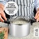 preview thumbnail 5 of 8, Gotham Steel Stainless Steel Pasta Pot with Built-In Strainer and Locking Handles Multi-Purpose Stock Pot