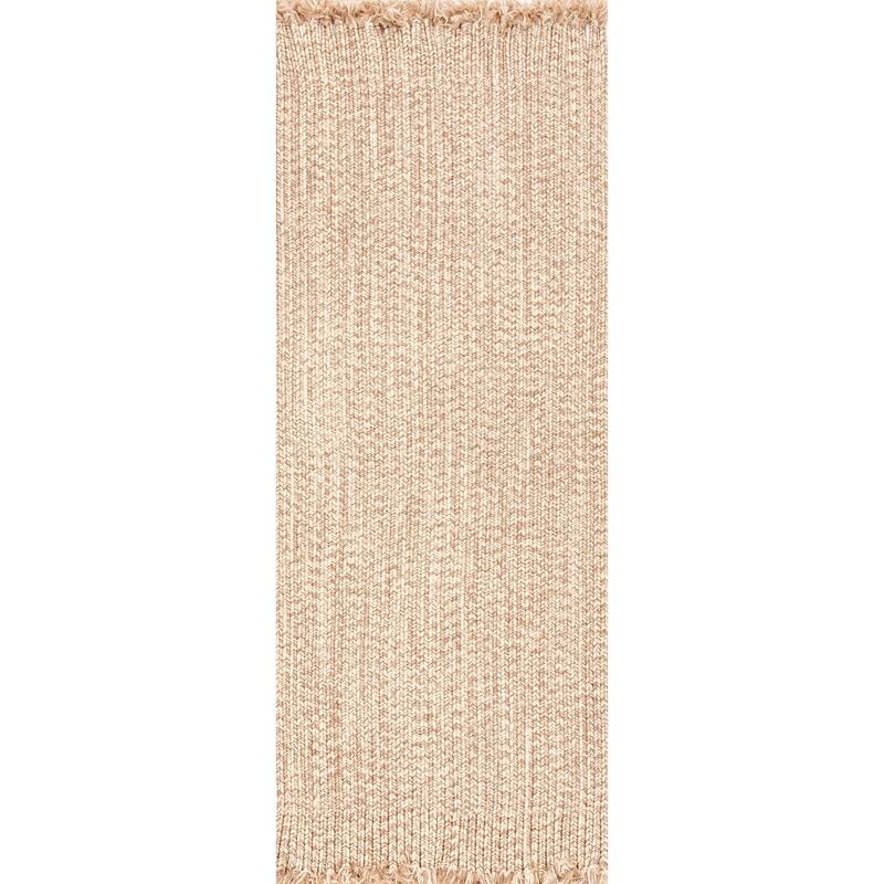 Nuloom Braided Courtney Tassel Indoor/Outdoor Area Rug