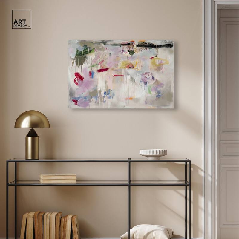 Lilac Haze Canvas by Art Remedy, Gallery Wrapped