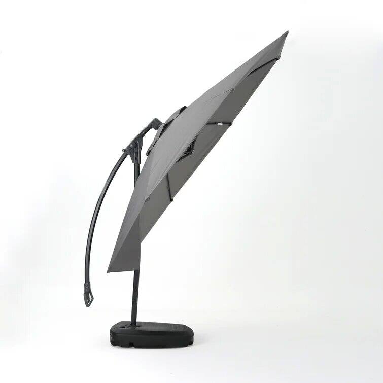 Outdoor Waterproof Patio Umbrella with Base, Tilt and Crank, UV Protection for Garden Patio Deck Backyard and Pool