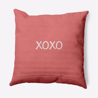 XOXO Valentines Decorative Throw Pillow