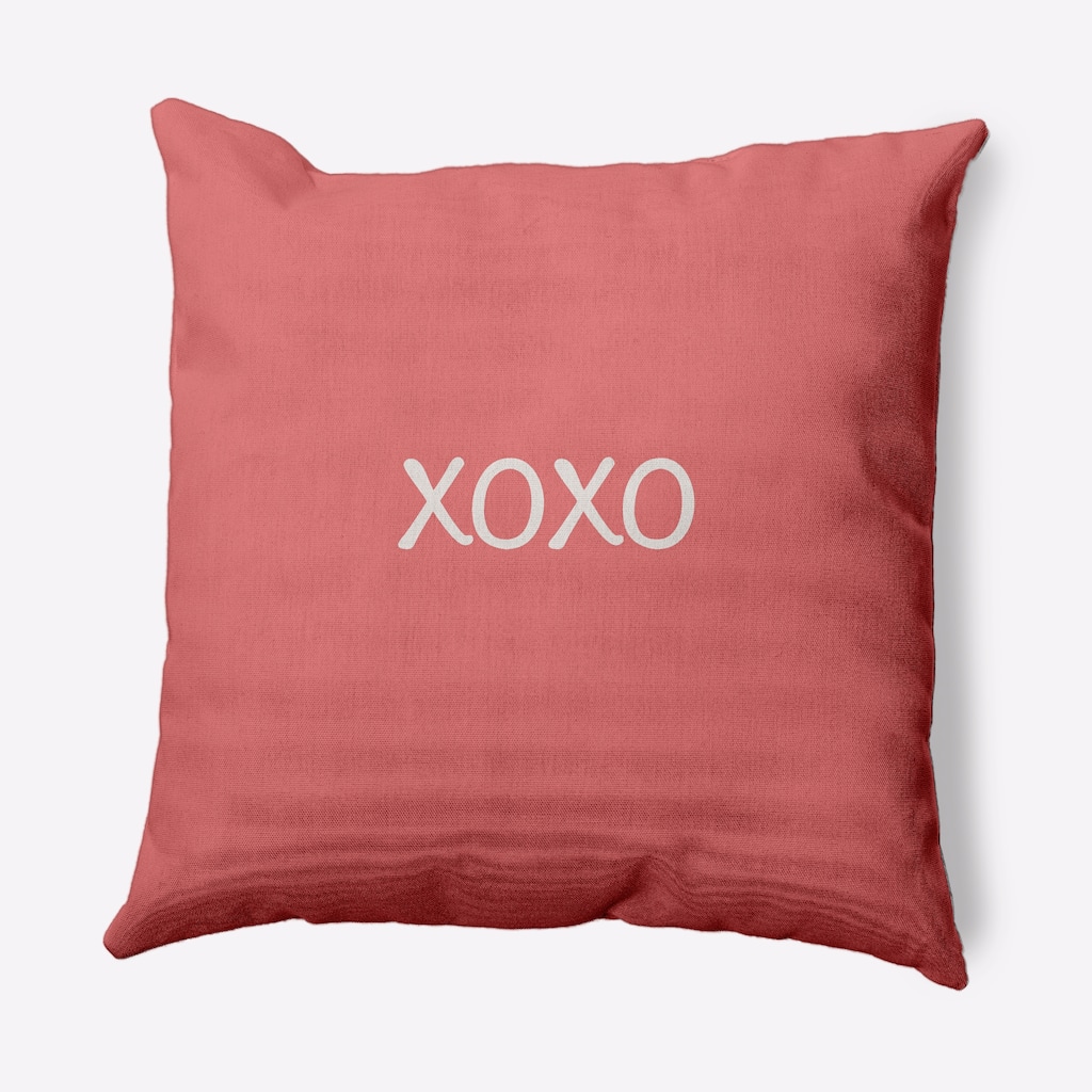 XOXO Valentines Decorative Throw Pillow