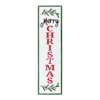 Metal Merry Christmas Porch Sign 33