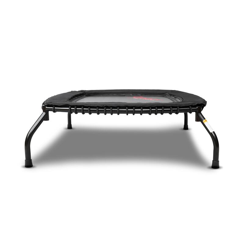 Sunny Health & Fitness Springless Mini Fitness Trampoline Rebounder for Quieter and Safer Workouts 40 inch - SF-S021048