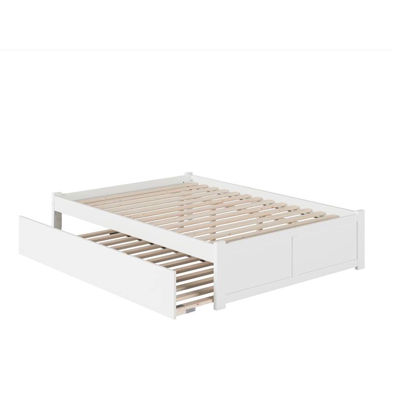 Concord Bed with Footboard and Twin Extra Long Trundle
