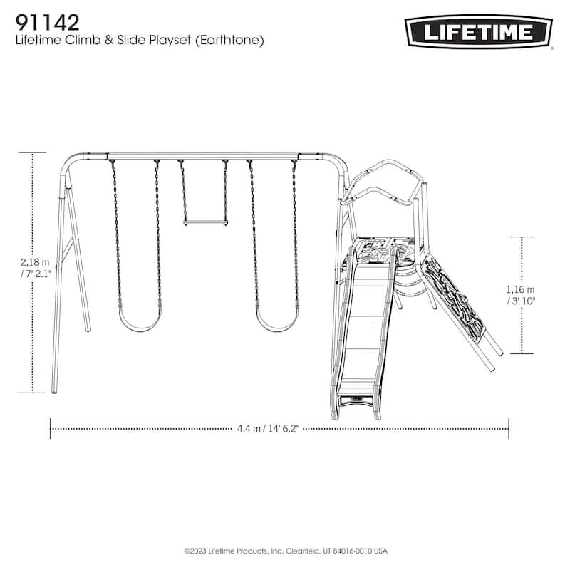 Lifetime Climb & Slide Playset