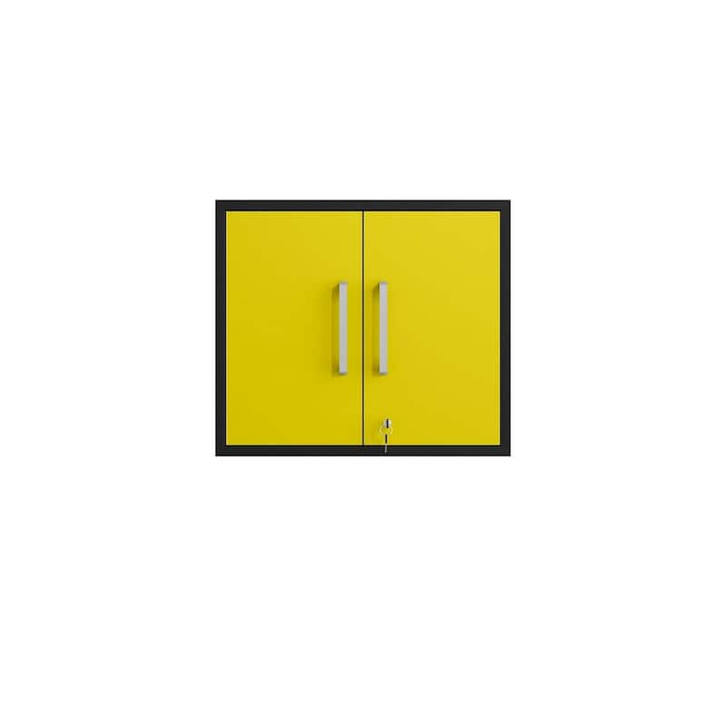 Manhattan Comfort Eiffel Floating Garage Cabinet (Set of 2)