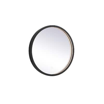 Elegant Lighting MRE6018 Pier 18" Diameter Modern Circular Aluminum