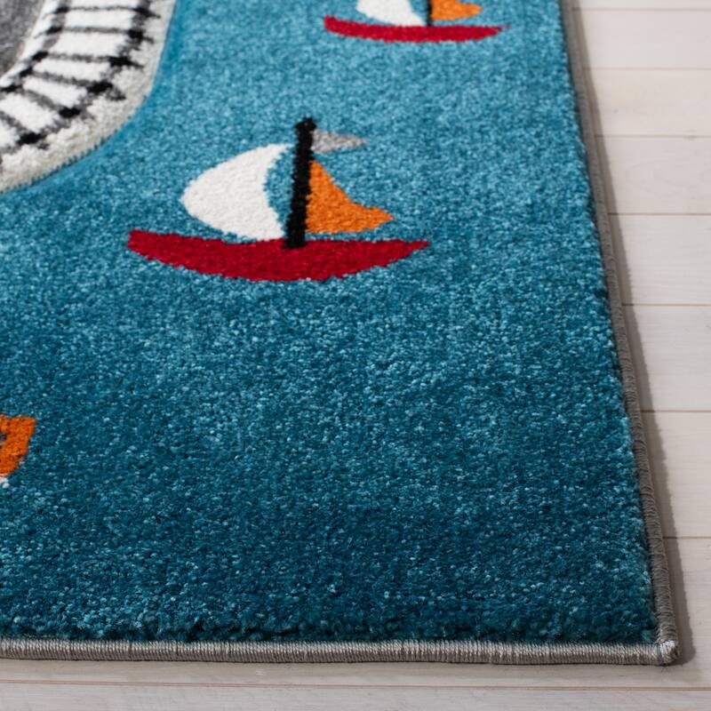 SAFAVIEH Carousel Kids Koika Neighborhood Road Rug