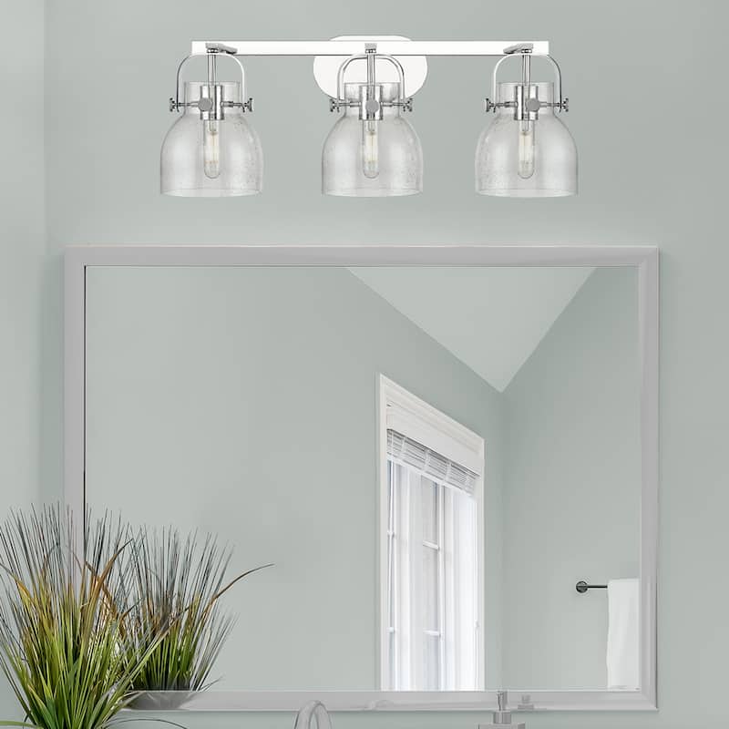 Innovations Lighting 423-3W-10-27 Pilaster II Bell Vanity Pilaster II