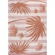 preview thumbnail 12 of 17, JONATHAN Y Veronica Classic Beach Stripe and Palm Leaf Indoor/Outdoor Area Rug