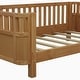preview thumbnail 35 of 34, Full or Twin Size Wood Low Profile Kids Platform Bed Frame with Rails
