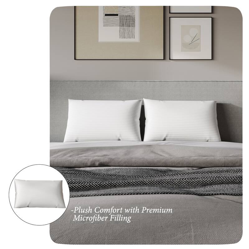 Clayfell Windsor Bed Pillows (Set of 2) - Soft, Supportive, and Designed for Better Sleep