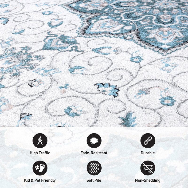 Traditional Medallion Area Rug