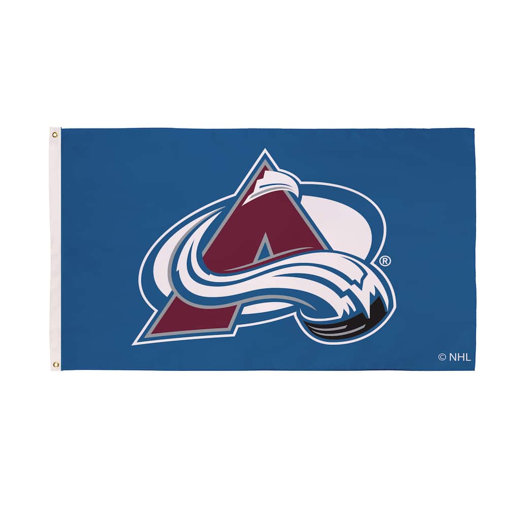 Colorado Avalanche Single Sided Flag w/ 2 Grommets, 3'x5'