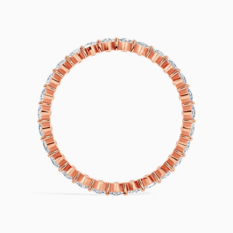 Auriya 14k Gold Marquise North-South Lab Grown Diamond Eternity Band 2.70 - 10.50 ct. tw. (F-G, VS)