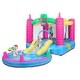 preview thumbnail 15 of 13, Inflatable Bounce House, Climbing Wall, Large Jumping Area, Ideal Kids Jumper - One Size
