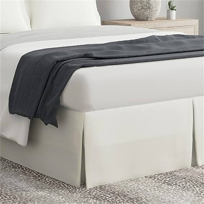 Mattress Wrap Around Bed Skirt - Queen - Ivory
