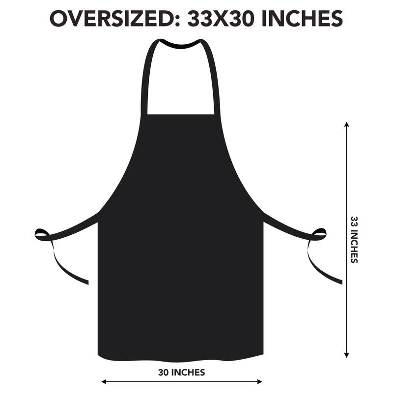 Arkwright Home Bib Spun Poly Aprons - 12 Pack - 33x30