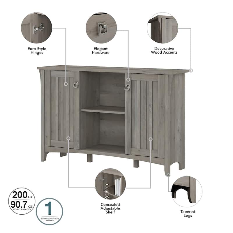 Salinas Accent Storage with Doors by Bush Furniture On Sale