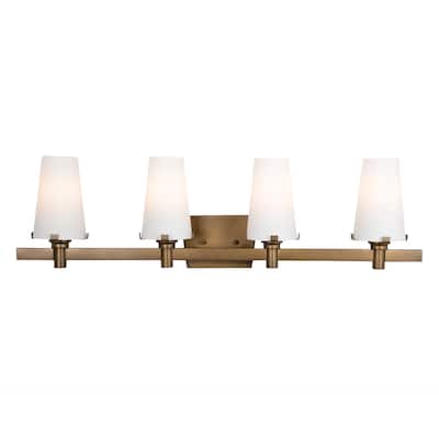 Designers Fountain Hyde Park 4 Light 32" Wide Bathroom Vanity Light