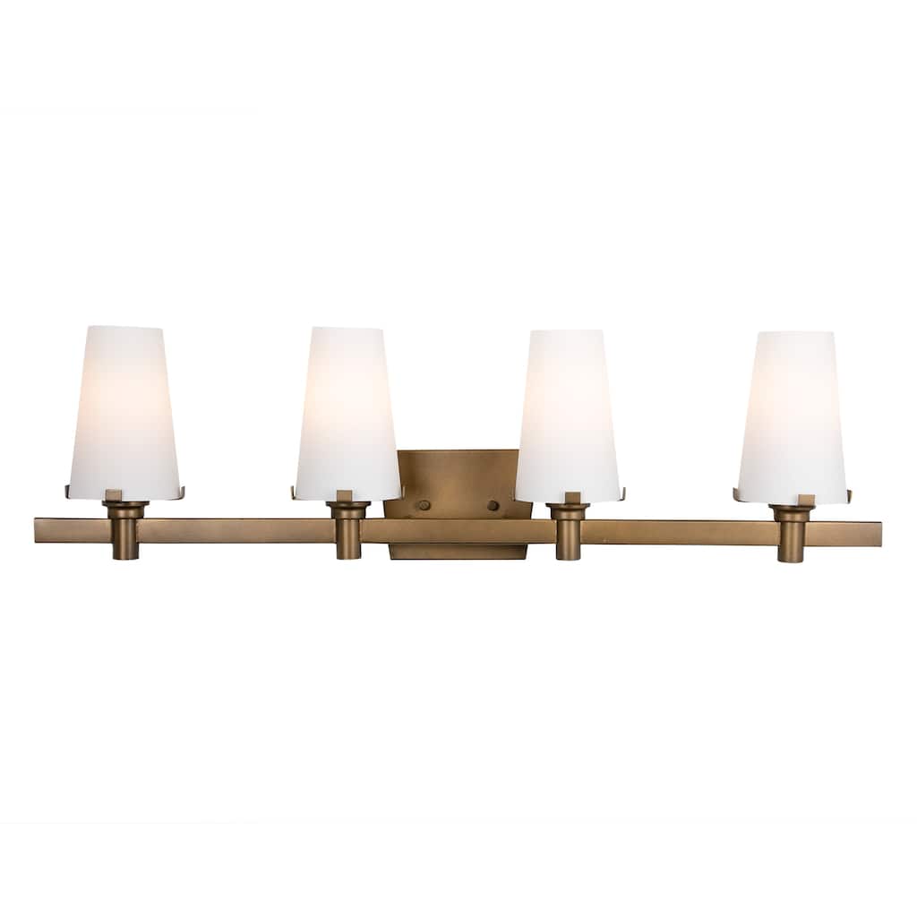 Designers Fountain Hyde Park 4 Light 32" Wide Bathroom Vanity Light