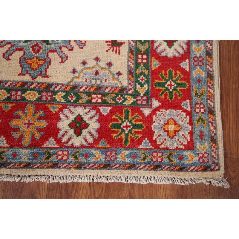 Kazak Oriental Foyer Rug Handmade Traditional Wool Carpet - 2'9" x 4'3"