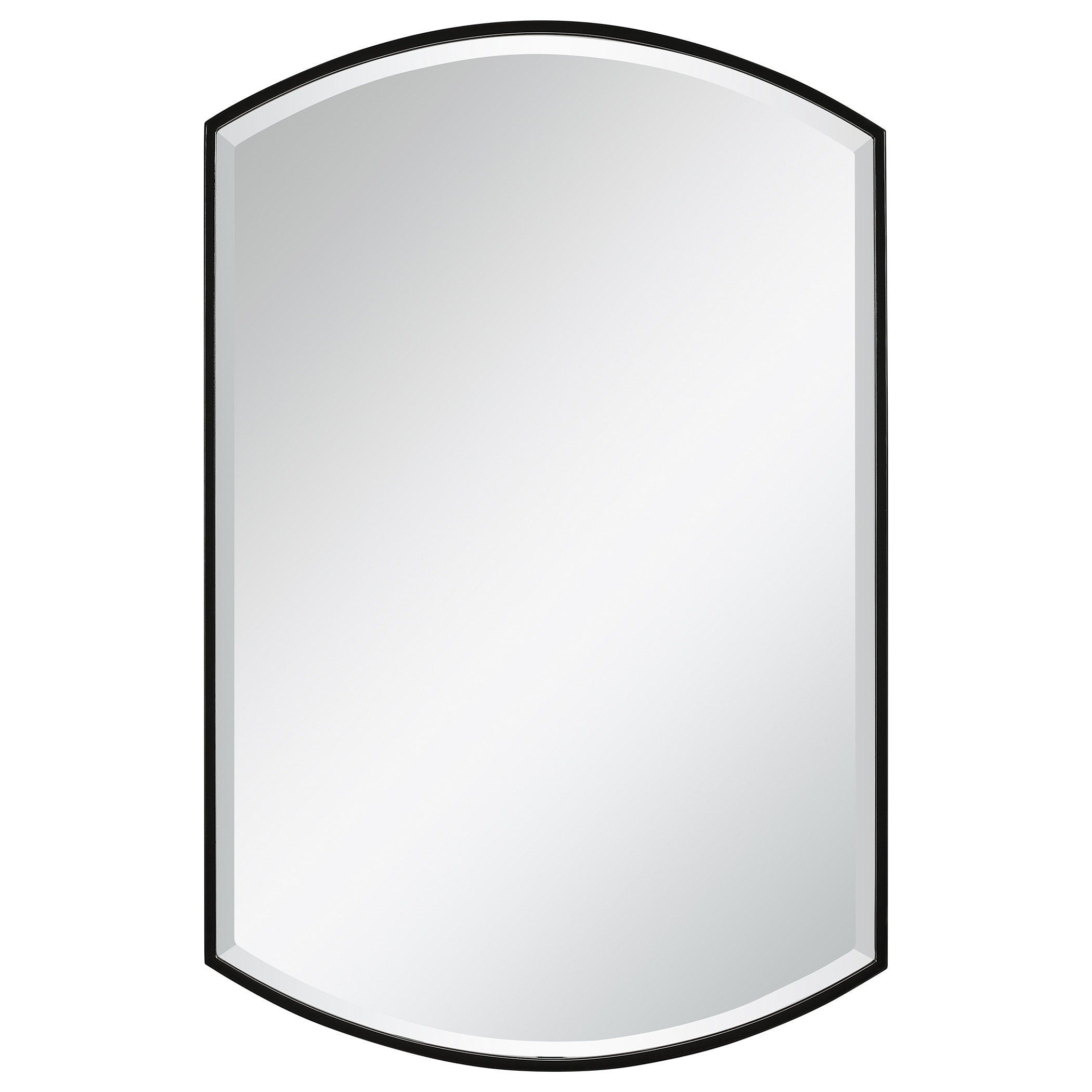 Uttermost Shield Shaped Iron Mirror