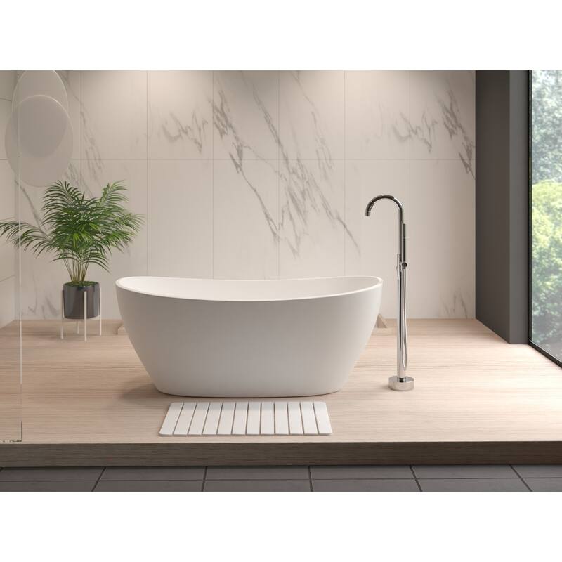 Diatomite Quick-Dry Stone 34" x 21" Large Bath Mat