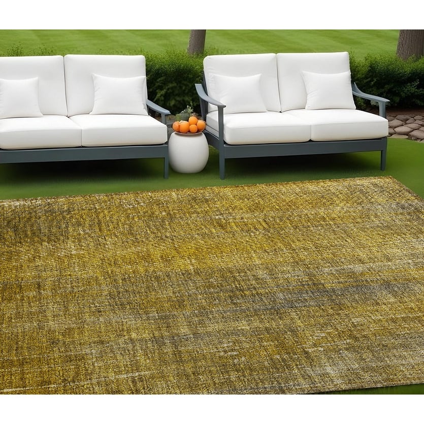 Almosi Stripe Weather Resistant Classic Meets Modern Outdoor Rug
