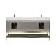 preview thumbnail 95 of 143, Altair Wildy Bathroom Vanity with White Composite Stone Top without Mirror